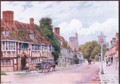 Biddenden, Kent, da The Cottages and the Village Life of Rural England pubblicato da Dent & Sons Limited, 1912 da Alfred Robert Quinton